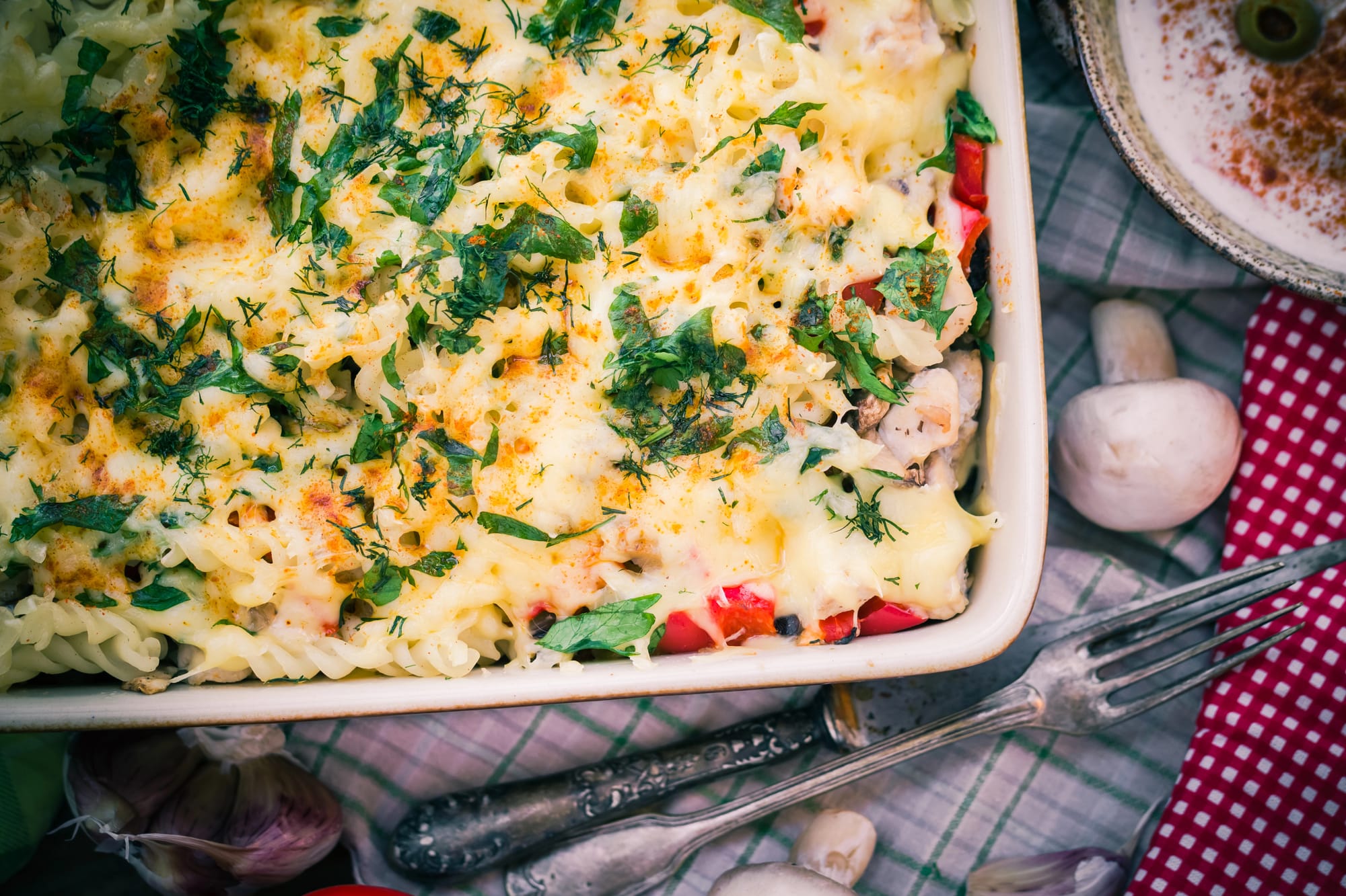 Chicken and Sundried Tomato Pesto Bake