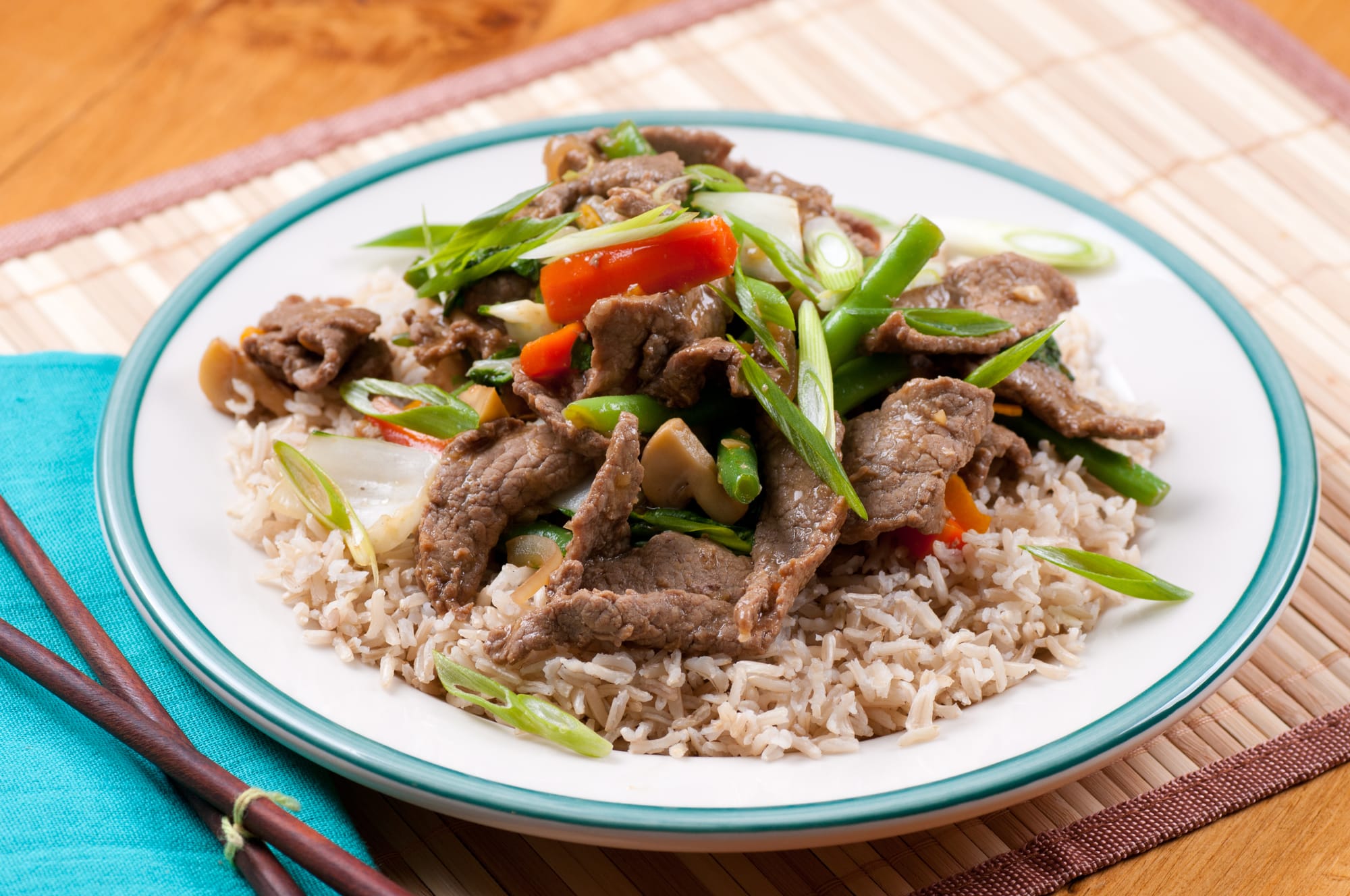 Beef and Ginger Teriyaki Stir Fry