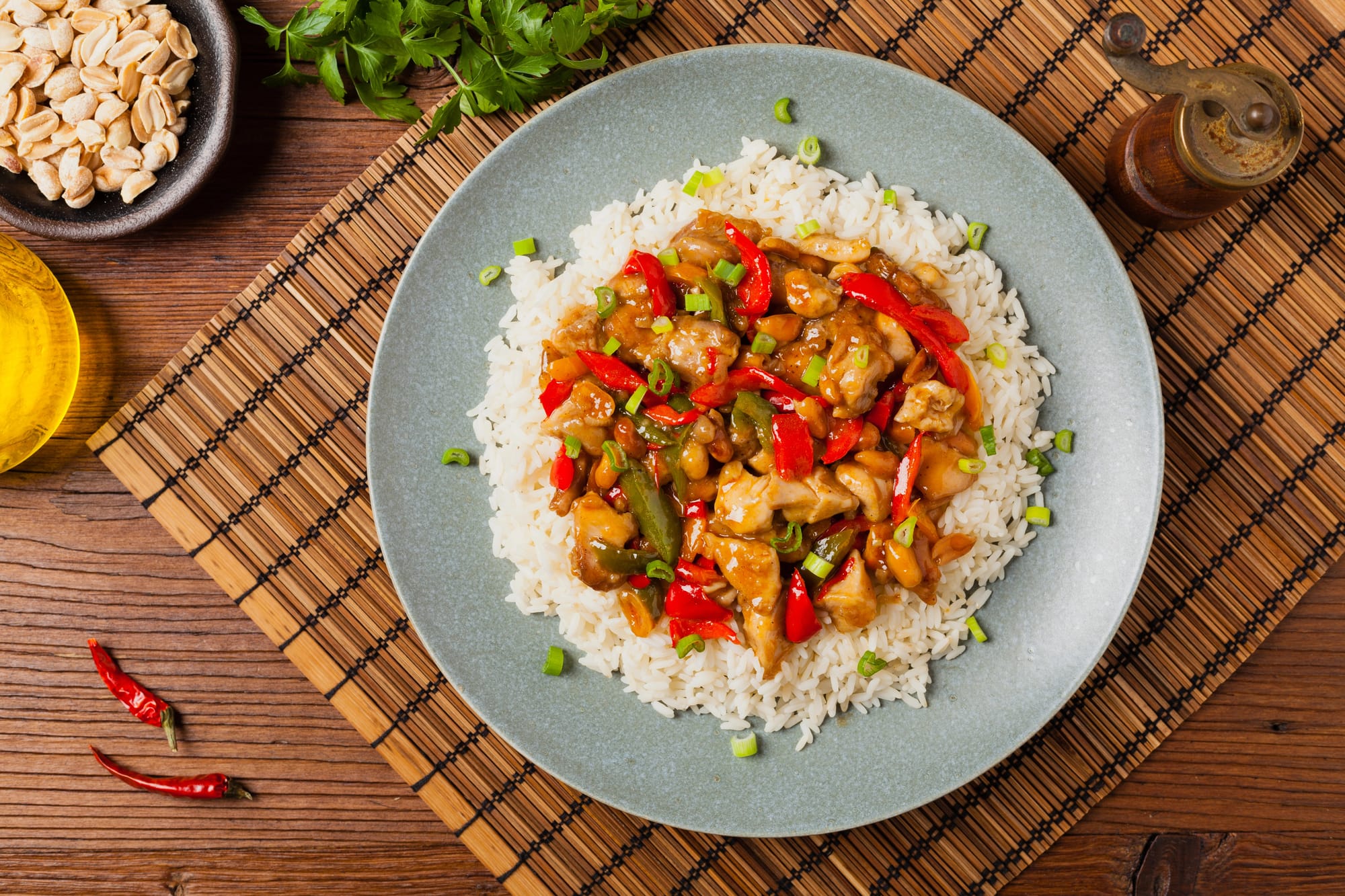 Chicken and Peanut Stir-Fry