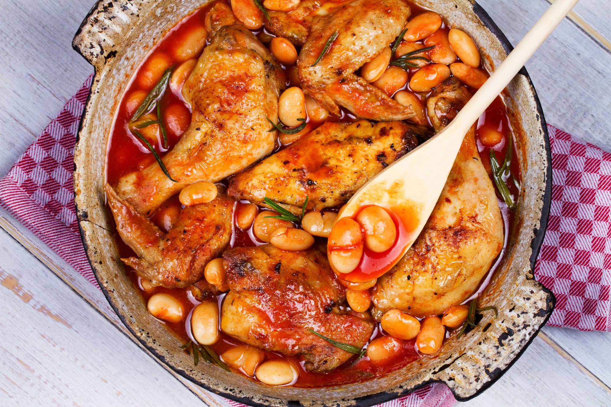 Cajun Chicken and Bean Casserole