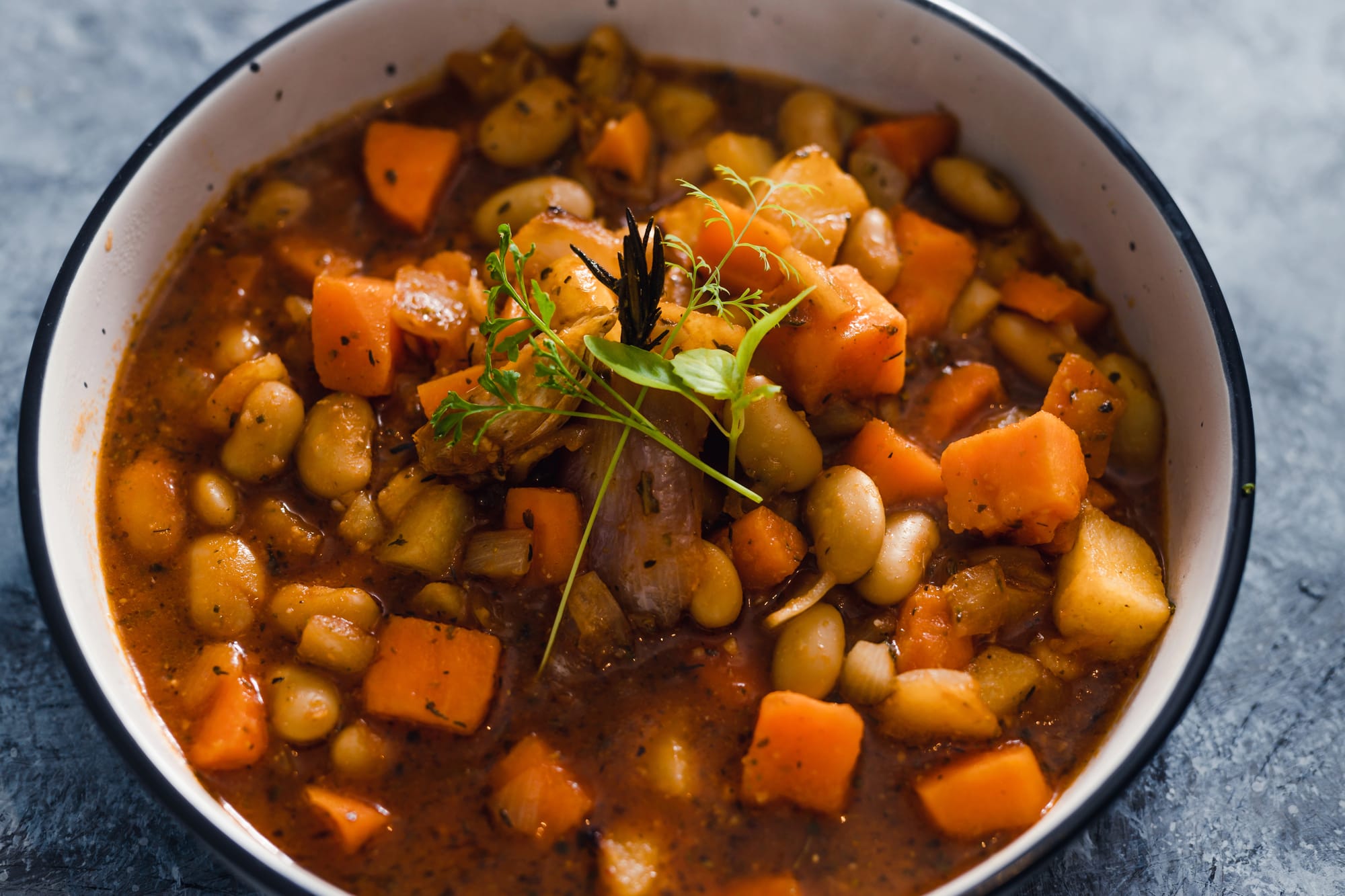 Vegan Pumpkin and Bean Stew