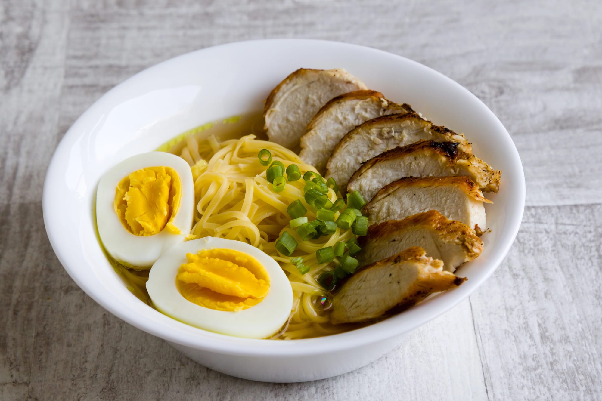 Ginger Chicken Brothy Noodles