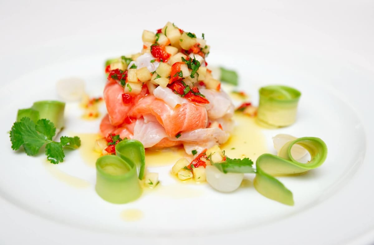 Salmon and Sea Bass Ceviche Recipe The Wine Gallery
