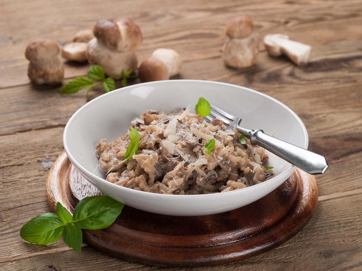 Easiest Mushroom Risotto