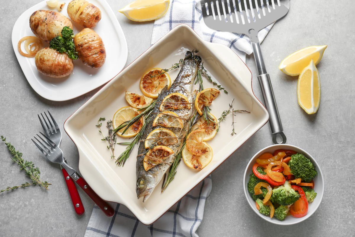 Rosemary and Lemon Sea Bass