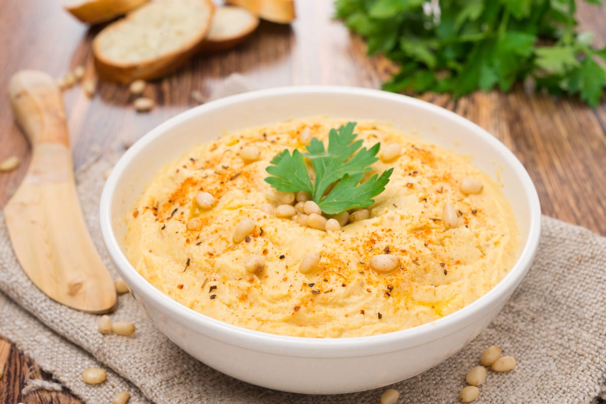 Mustard and Butterbean Pate with Toast