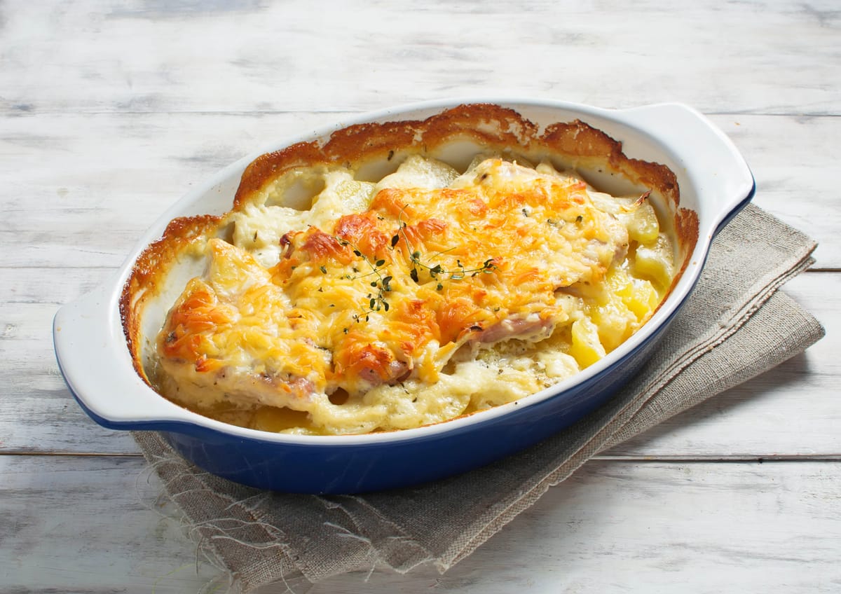 Chicken and Truffle Gratin