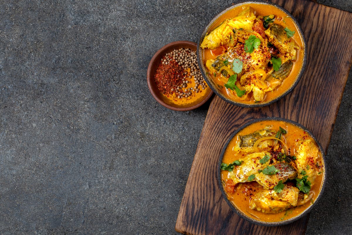 Coconut and White Fish Curry