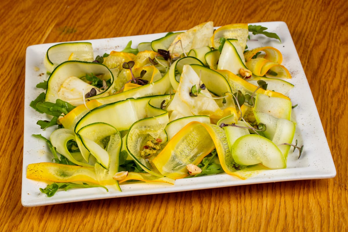 Zesty Courgette Carpaccio