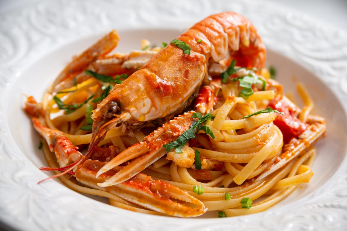 King Prawn and Harissa Linguine