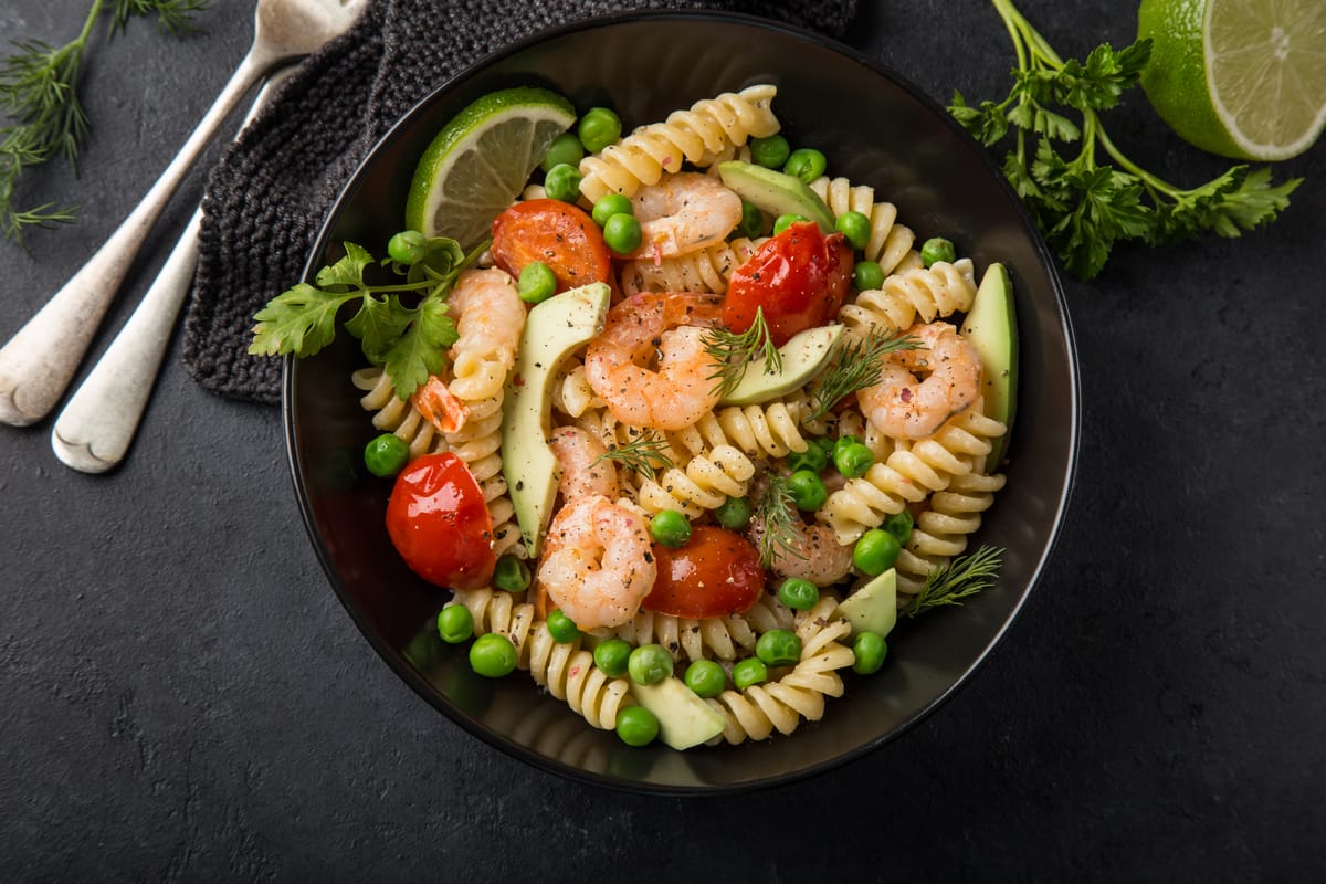 Perfect Prawn Pasta Salad