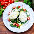 Feta and Beans Stuffed Avocado Recipe