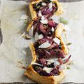 Cheddar and Red Onion Pastries Recipe