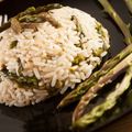 Fragrant Rice with Roasted Asparagus Recipe