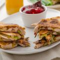 Leftover Turkey and Chorizo Quesadillas Recipe