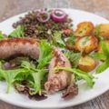 Lentil Salad and Toulouse Sausage Recipe
