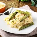 Roast Asparagus with Fragrant Rice