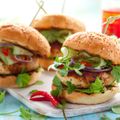 Thai Barbecue Burgers