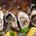 Oysters with Coriander and Passion Fruit