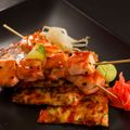 Salmon Yakitori