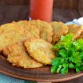 Carrot and Coriander Fritters