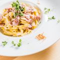 Mushroom and Pancetta Tagliatelle