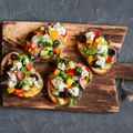 Greek Salad Bruschetta