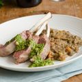 Lamb with Red Wine Lentils