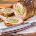 Blue Cheese Stuffed Pork Loin