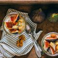 Ricotta with Baked Figs and Nuts