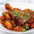 Spiced Lamb with Apricot Gravy