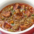Hearty Sausage and Lentil Stew