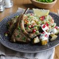 Lamb Steaks with Tabbouleh