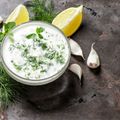 Eggplant Chips and Fennel Yoghurt