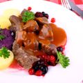 Venison with Berries