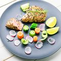 Seared Tuna with Radish Salad