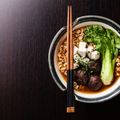 Mushroom and Tofu Ramen