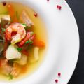 Summer Vegetable and Mussels Soup