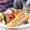 Salmon with Horseradish Crust