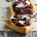 Beetroot and Onion Tart
