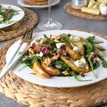 Fried Pear, Pancetta, and Gorgonzola Salad