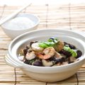 Garlic Prawns with Sichuan Pepper and Shiitake Mushrooms