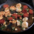 Chorizo and Scallops