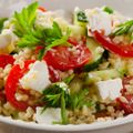 Bulgur Wheat and Goats’ Cheese Salad