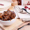 Shredded Duck with Plums and Spices