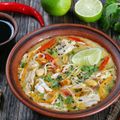 Super Fast Coconut Chicken Noodle Soup