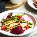 Halloumi with Beetroot