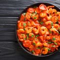 Tomato and Garlic Prawns