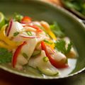 Sea Bass, Lime, and Mango Ceviche