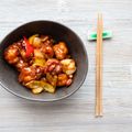 Sichuan Prawns with Shiitake Mushrooms